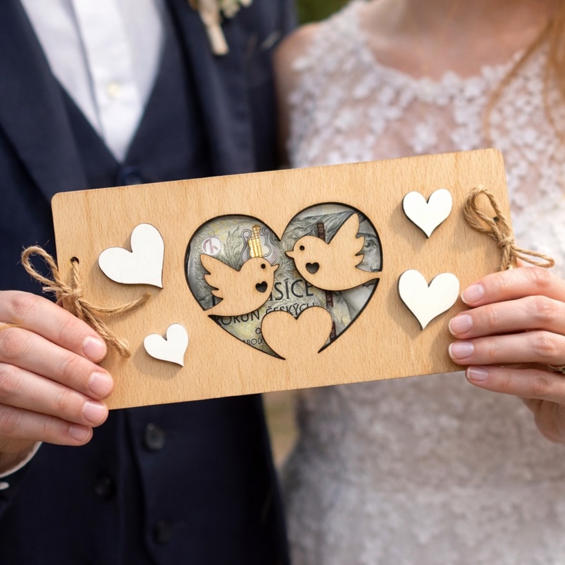 Svatební přání na peníze_ptáčci